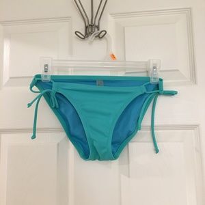 Victoria's Secret Turquoise Bikini Bottoms, Small